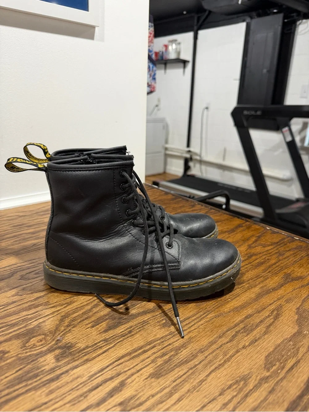 Dr. Martens 1460 Black Leather Lace-Up Boots